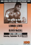 Lewis vs Mccall Poster