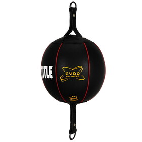 TITLE Boxing Gyro Balanced Leather Double End Bag