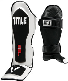 TITLE Boxing Gel Elite Pro Shin & Instep Guards