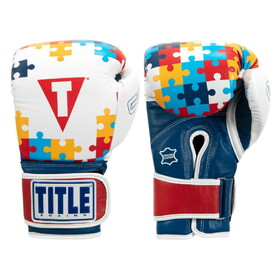 TITLE Boxing Gel World V2T Limited Edition Autism Awareness Bag Gloves