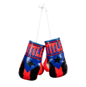 TITLE Boxing Puerto Rico Flag Mini Gloves