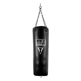 TITLE Boxing Professional Choice 125lb Leather Heavy Bag
