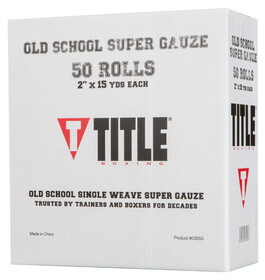 TITLE Boxing Old School Super Gauze (50 Rolls)