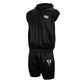 TITLE Boxing Pro Set Vulcanized Rubber Sauna Suit With Hood