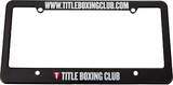 TITLE Boxing Club License Plate Holder