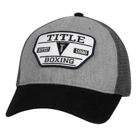TITLE Boxing Heathered Adjustable Mesh Cap