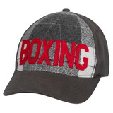 TITLE Boxing Plaid Adjustable Cap
