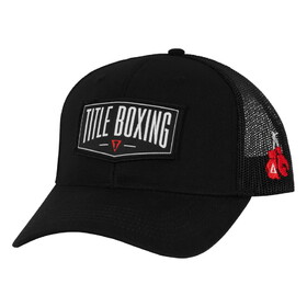 TITLE Boxing Banner Adjustable Mesh Snapback Cap