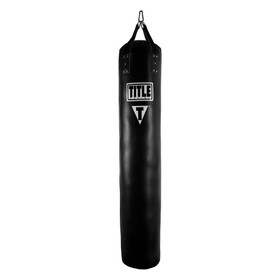 TITLE Boxing 100lb Leather Thai Heavy Bag