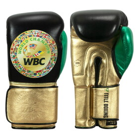 WBC by TITLE Boxing Green Belt Bag Gloves