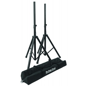 On-Stage SSP7750 Compact Speaker Stand Pack, Black