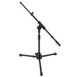 On-Stage MS7411TB Drum/Amp Tripod Mic Stand with Tele Boom, Black