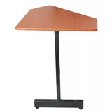 On-Stage WSC7500RB Workstation Corner Accessory, Rosewood and Black