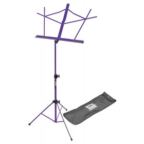 On-Stage SM7122PB Compact Sheet Music Stand with Bag, Purple
