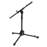 On-Stage MS7411B Drum/Amp Tripod Mic Stand with Boom, Black