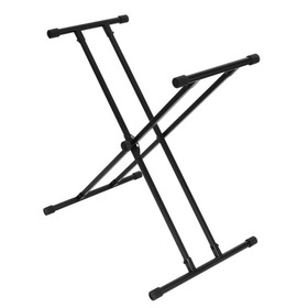 On-Stage KS8191XX Double-X Bullet Nose Keyboard Stand with Lok-Tight Construction, Black