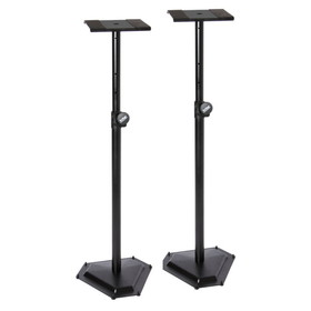 On-Stage SMS6600-P Hex-Base Monitor Stands, Black