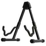 On-Stage GS7364 Collapsible A-Frame Guitar Stand, Black