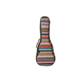 On-Stage GBU4103S Deluxe Soprano Ukulele Bag, Striped pattern