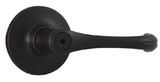 Weslock 00210V1V1FR20 Somerset Privacy Lock with Adjustable Latch and Full Lip Strike Oil Rubbed Bronze Finish
