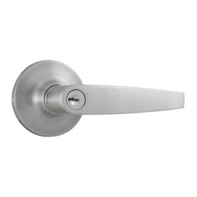 Weslock 00240WNWNFR23 Bristol Entry Lock with Adjustable Latch and Full Lip Strike Satin Nickel Finish