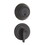 Weslock 00271-2-2FR22 Single Cylinder Deadbolt Keyed Alike 2 Matte Black Finish, Price/EA