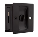 Weslock 00577X1X1 Rectangular Privacy Pocket Door Lock with Adjustable Backset and Full Lip Strike Oil Rubbed Bronze Finish