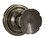 Weslock 00600EAEASL20 Eleganti Passage Lock with Adjustable Latch and Full Lip Strike Antique Brass Finish, Price/Each