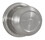 Weslock 00600ZNZNSL20 Savannah Passage Lock with Adjustable Latch and Full Lip Strike Satin Nickel Finish