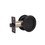 Weslock 00627X1X1 Round Passage Pocket Door Lock with Adjustable Backset and Full Lip Strike Oil Rubbed Bronze Finish