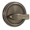 Weslock 00667-A-ASL23 Turn Only Deadbolt with Adjustable Latch and Deadbolt Strike Antique Brass Finish