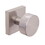 Weslock 007004N4NFR20 Mesa Knob Passage Lock with Adjustable Latch and Full Lip Strike Satin Nickel Finish