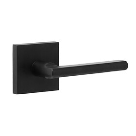 Weslock 007005252SL20 Atlas Lever Passage Lock with Adjustable Latch and Square Corner Full Lip Strike Matte Black Finish