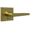 Weslock 007107474FR20 Philtower Lever Privacy Lock with Adjustable Latch and Full Lip Strike Satin Brass Finish, Price/EA