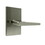 Weslock 009057N--0020 Philtower Lever with Rectangular Rose Half Dummy Lock Satin Nickel Finish, Price/EA