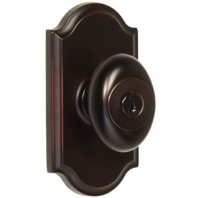 Weslock Julienne Premiere Entry Lock with Adjustable Latch and Full Lip Strike Finish
