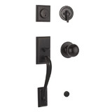 Weslock 02830-1G1FR2D Mercy Single Cylinder Handleset with Hudson Knob Oil Rubbed Bronze Finish