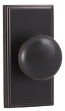 Weslock 03700I1I1SL20 Impresa Woodward Passage Lock with Adjustable Latch and Full Lip Strike Oil Rubbed Bronze Finish