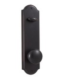 Weslock Impresa Interior Interconnected Handleset Trim for Mansion or Philbrook with Adjustable Latch and Round Corner Strikes Finish