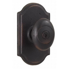 Weslock 07140M1M1SL23 Durham Premiere Entry Lock with Adjustable Latch and Full Lip Strike Oil Rubbed Bronze Finish