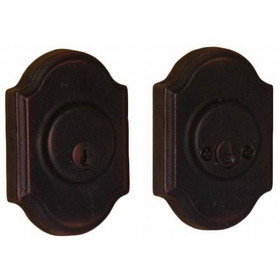 Weslock 07572-1-1SL23 Premiere Double Cylinder Deadbolt with Adjustable Latch and Deadbolt Strike Oil Rubbed Bronze Finish