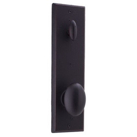 Weslock 07900--M1SL20 Durham Interior Single Cylinder Handleset Trim for Greystone or Rockford with Adjustable Latch and Round Corner Strikes Oil Rubbed Bronze Finish