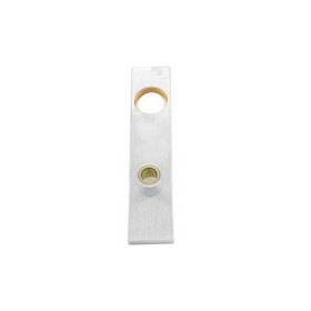 Schlage Commercial 09639L626 Exterior L Escutcheon and Bushing for Full Face Cylinder by Knob / Lever Satin Chrome Finish