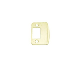 Schlage Commercial 10092605 Round Corner Full Lip Deadbolt Strike Bright Brass Finish