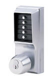 Kaba Simplex 1041S26D Mechanical Pushbutton Knob Lock Combination Passage with Key Override; 2-3/4