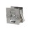 PRIVACY LOCK SQUARE CUTOUT FOR 1-3/4" THICK NICKEL