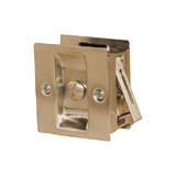 Trimco 1065606 Privacy Pocket Door Lock Square Cutout for 1-3/8
