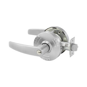 Sargent 10XG38LB26D Classroom Security Intruder (F110) Double Cylinder Cylindrical Lever Lock Grade 1 with B Lever and L Rose with LA Keyway KD and ASA Strike Satin Chrome Finish