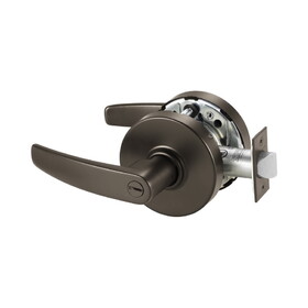 Sargent 10XU65LB10BE Privacy (F76A) Cylindrical Lever Lock Grade 1 with B Lever and L Rose with ASA Strike Dark Bronze Finish