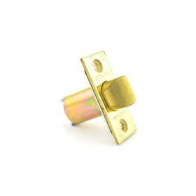 Schlage Commercial 11068605 A Series Square Corner Spring Latch with 2-3/8" Backset with 1" Face Bright Brass Finish